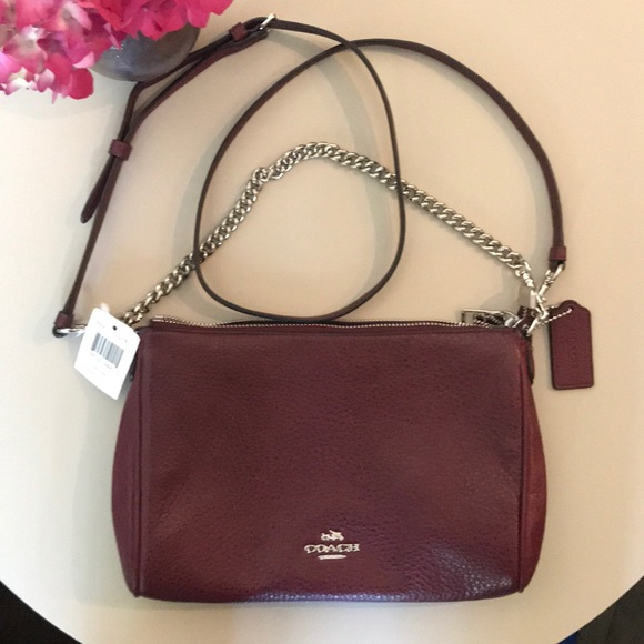 Coach Handbags - Coach Carrie Crossbody Leather WristletF36666 BNWT